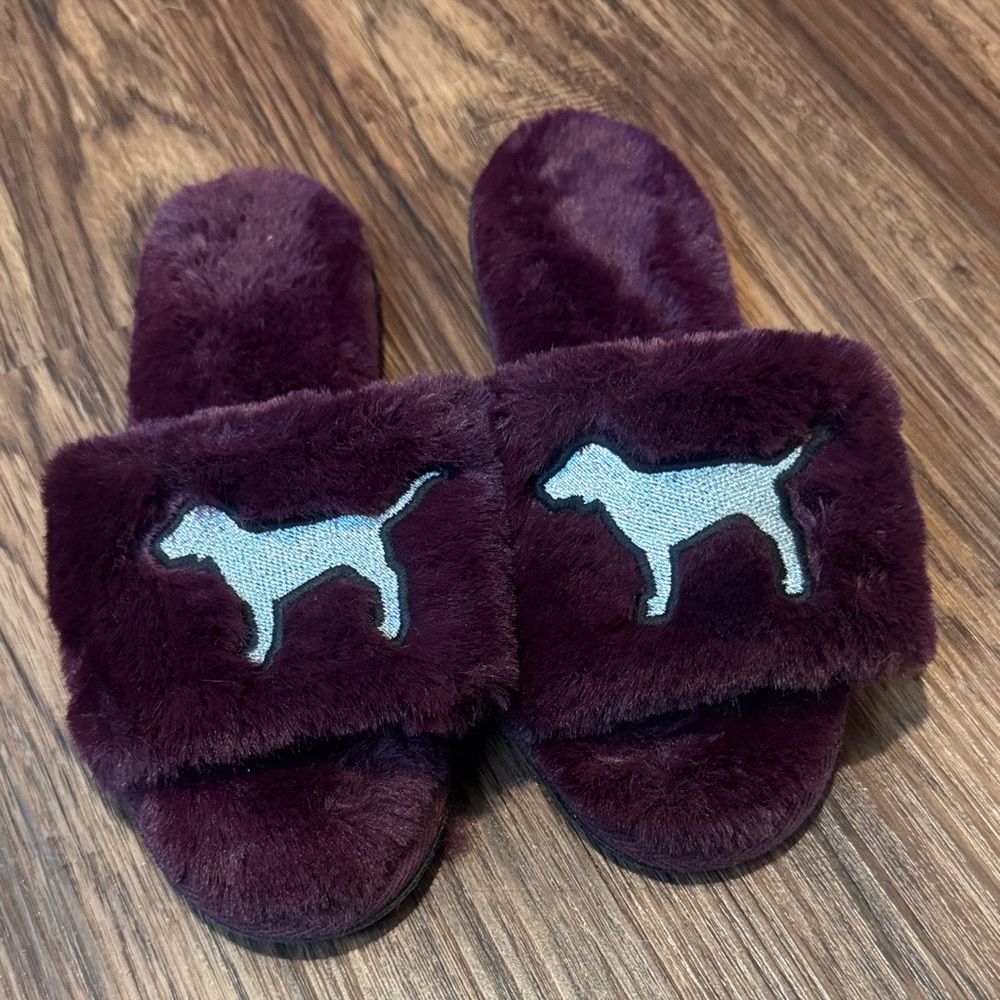 Victoria secret Slide Slippers - Burgundy